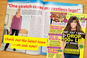 Lora's Restless Legs Syndrome Article in Fit for Women magazine