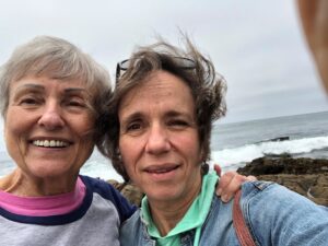 Joan with daughter/Author Cami