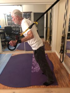 Willis using the TRX