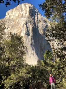 Joan in front of El Capitan