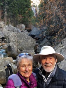 Willis & Joan on bridge over Vernal Falls