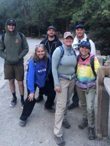 Family at Mist Trailhead