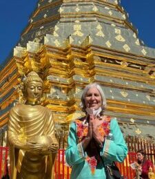 Cindy at Doi Suthep Temple in Chaing Mai, Thailand 2021e